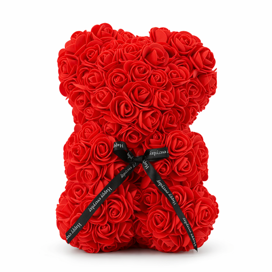 Rosen beertje voor valentijn!!