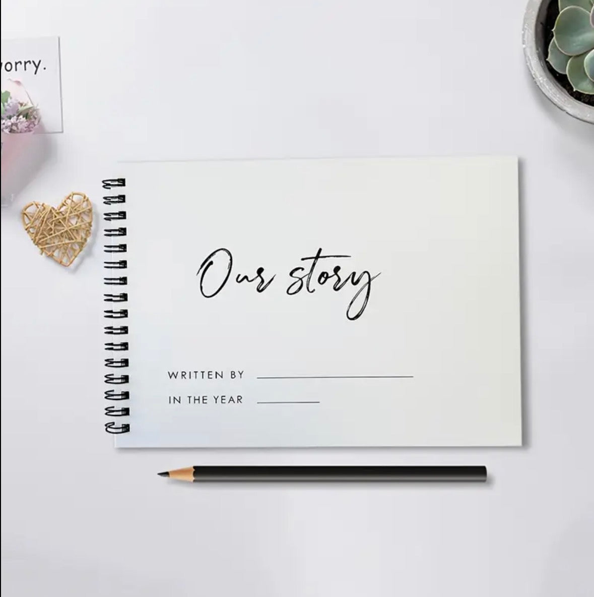 Schrijf jullie eigen liefde boek voor alle momenten!!