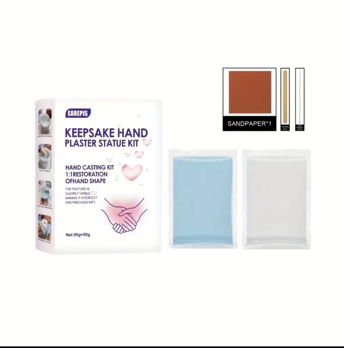 Handen vorm maken in klei!