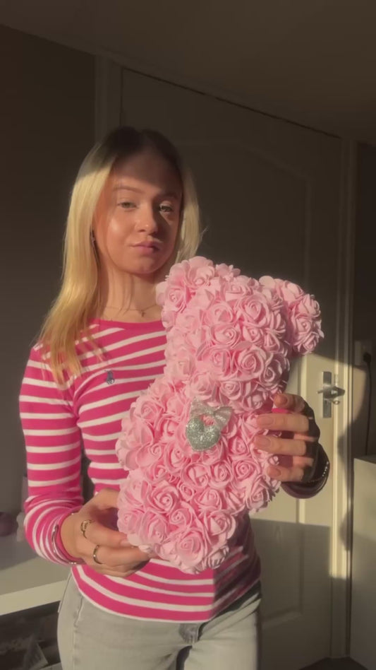Rosen beertje voor valentijn!!